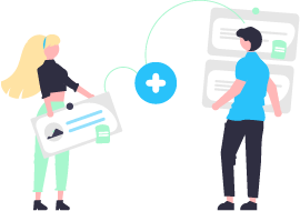 Woman and man synergy